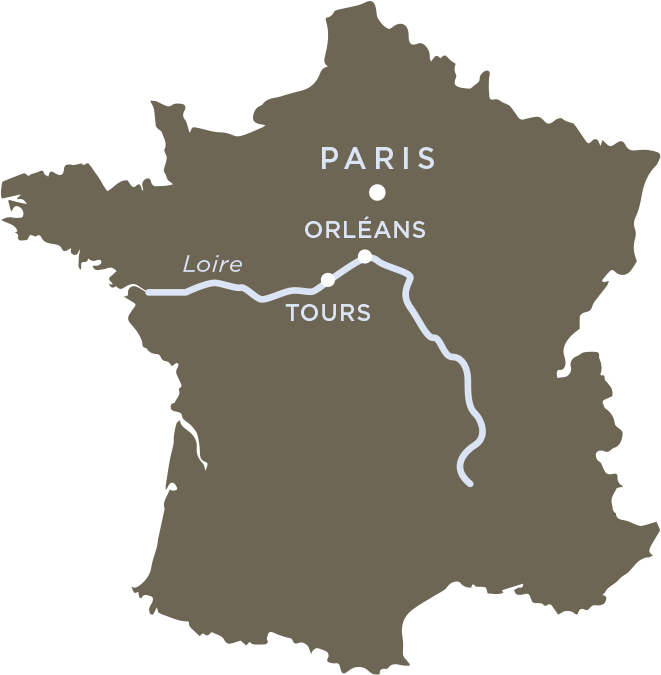 Carte France - Touraine Oisly